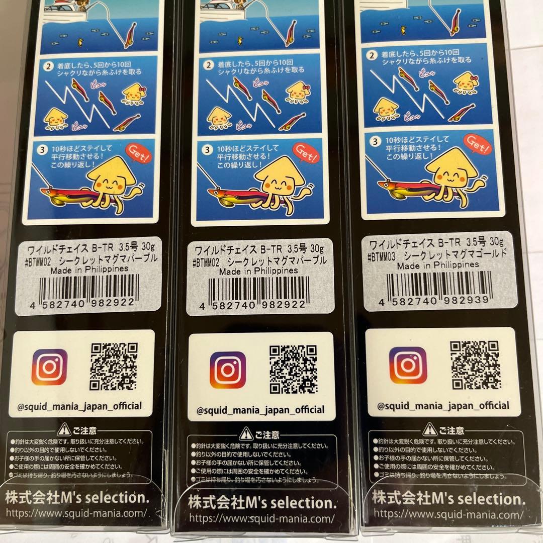 ワイルドチェイスB-TR 特注カラー3.5号30g5本