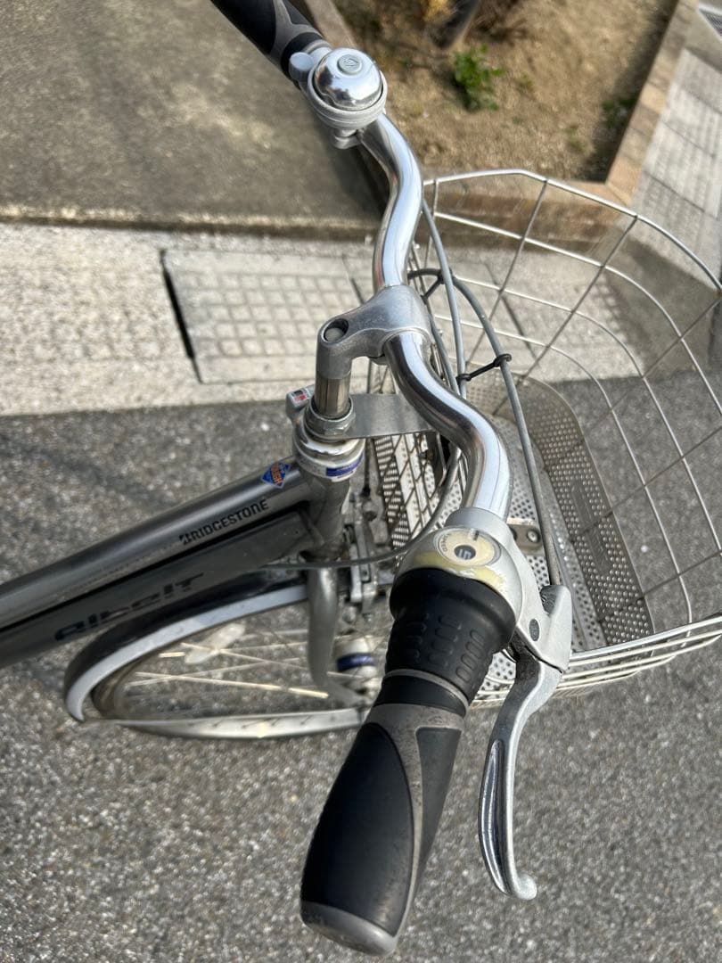 【！直接お取引のみ！】ブリヂストンアルベルト27インチシルバー