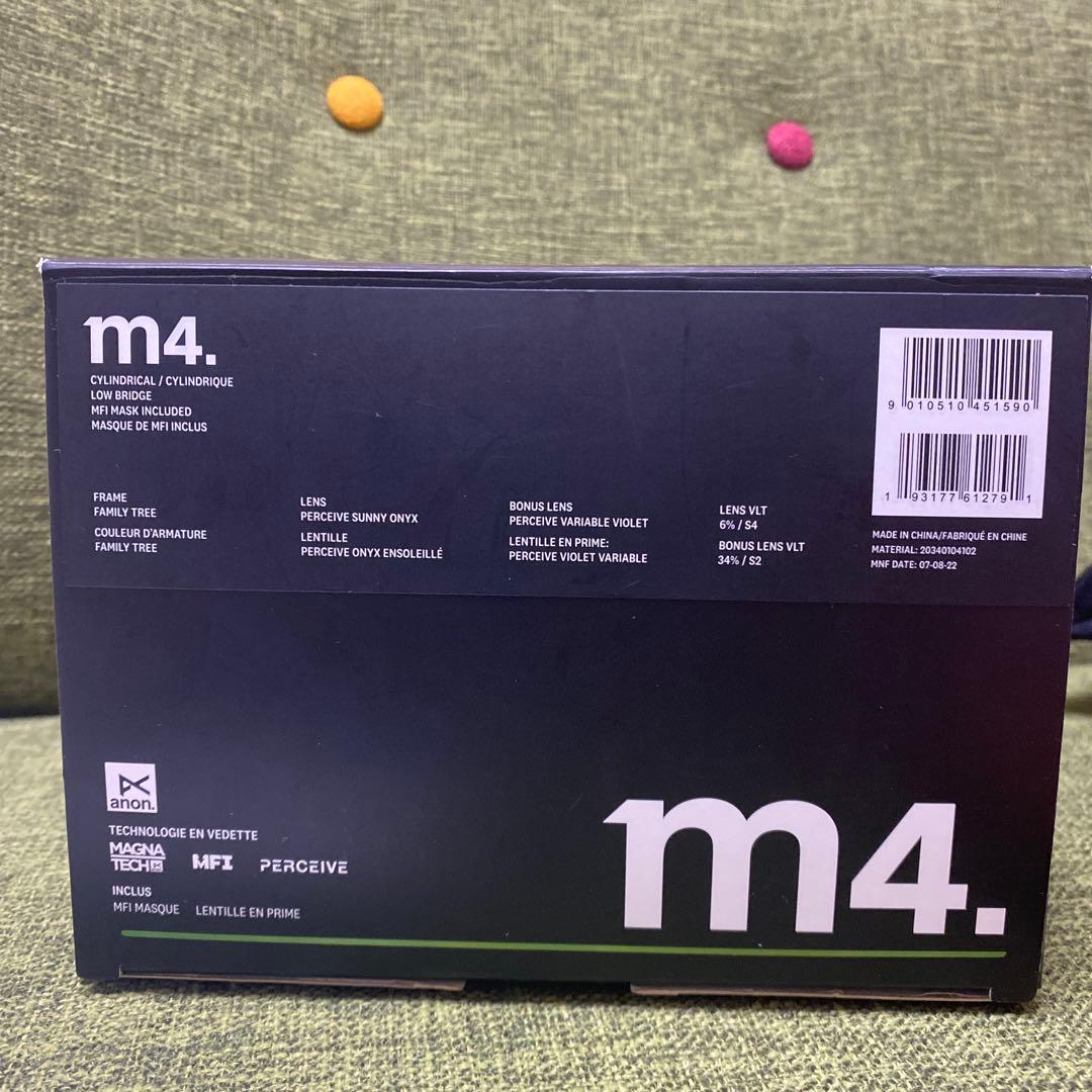 anon m4 ゴーグル　ボーナスレンズ　MFI スノーボード
