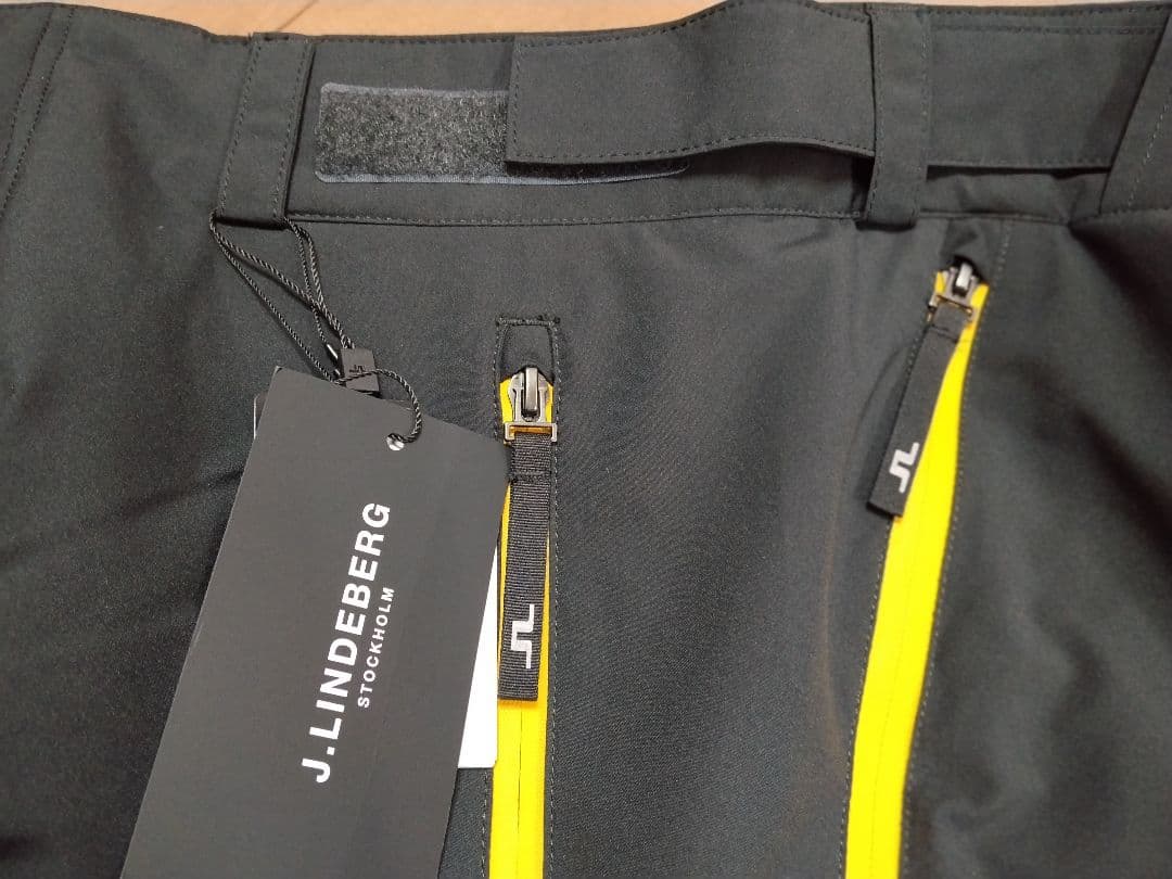 新品 J.LINDEBERG ジェイリンドバーグ スキー パンツ S 黒黄