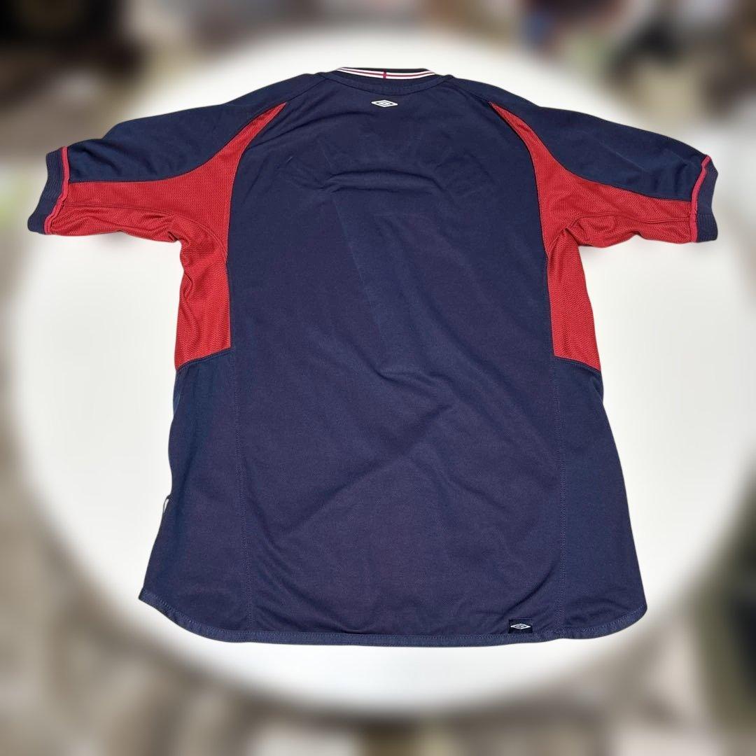 イングランド代表 サッカーシャツ Umbro 7 ベッカム　リバーシブル