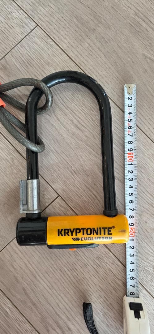 ◉KRYPTONITE クリプトナイト・U字ロック◉120㎝　ケーブル