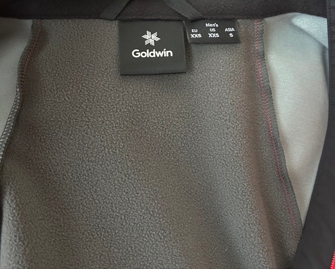 Goldwin フルジップジャケット ASIA S レッド