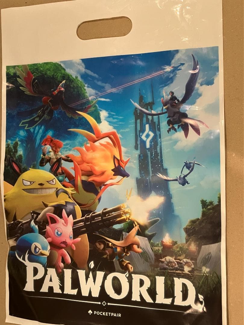 パルワールド　クリアファイル　缶バッジ　マウスパッド　ステッカー　他うちわ