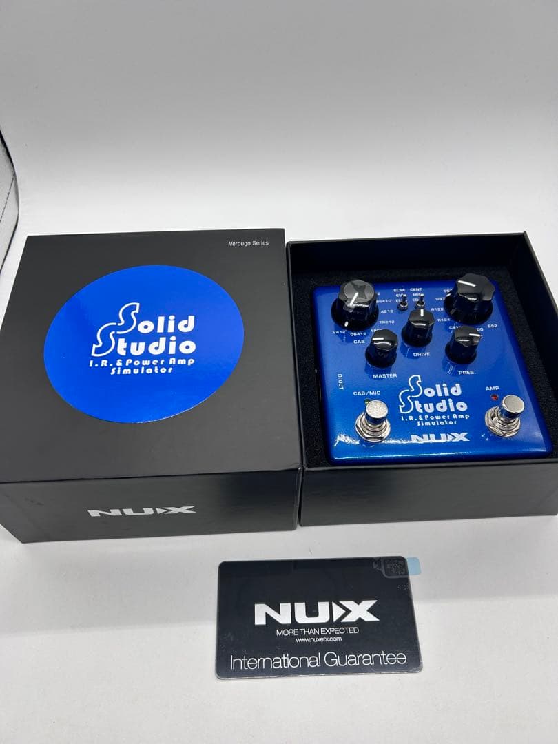 NUX Solid Studio I.R. パワーアンプシュミレーター