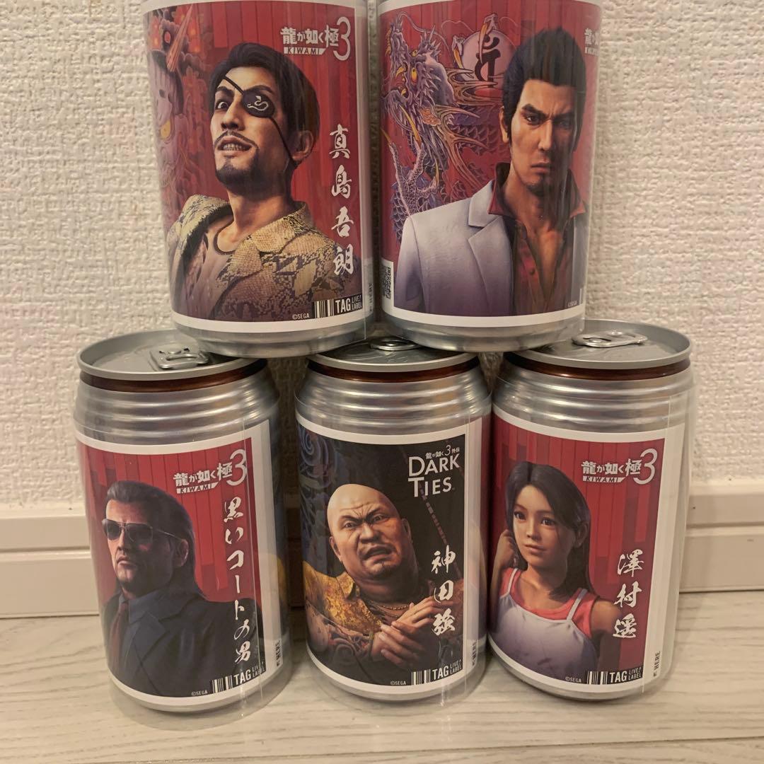 龍が如く極3 アクリルキーホルダー2種+ラベル5種