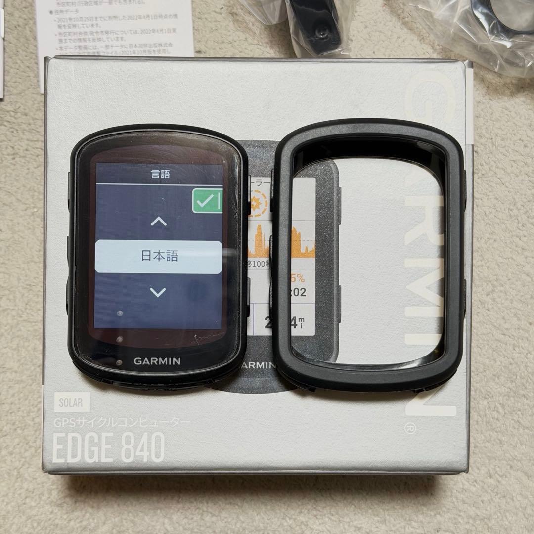 GARMIN EDGE 840 SOLAR バッテリー良好