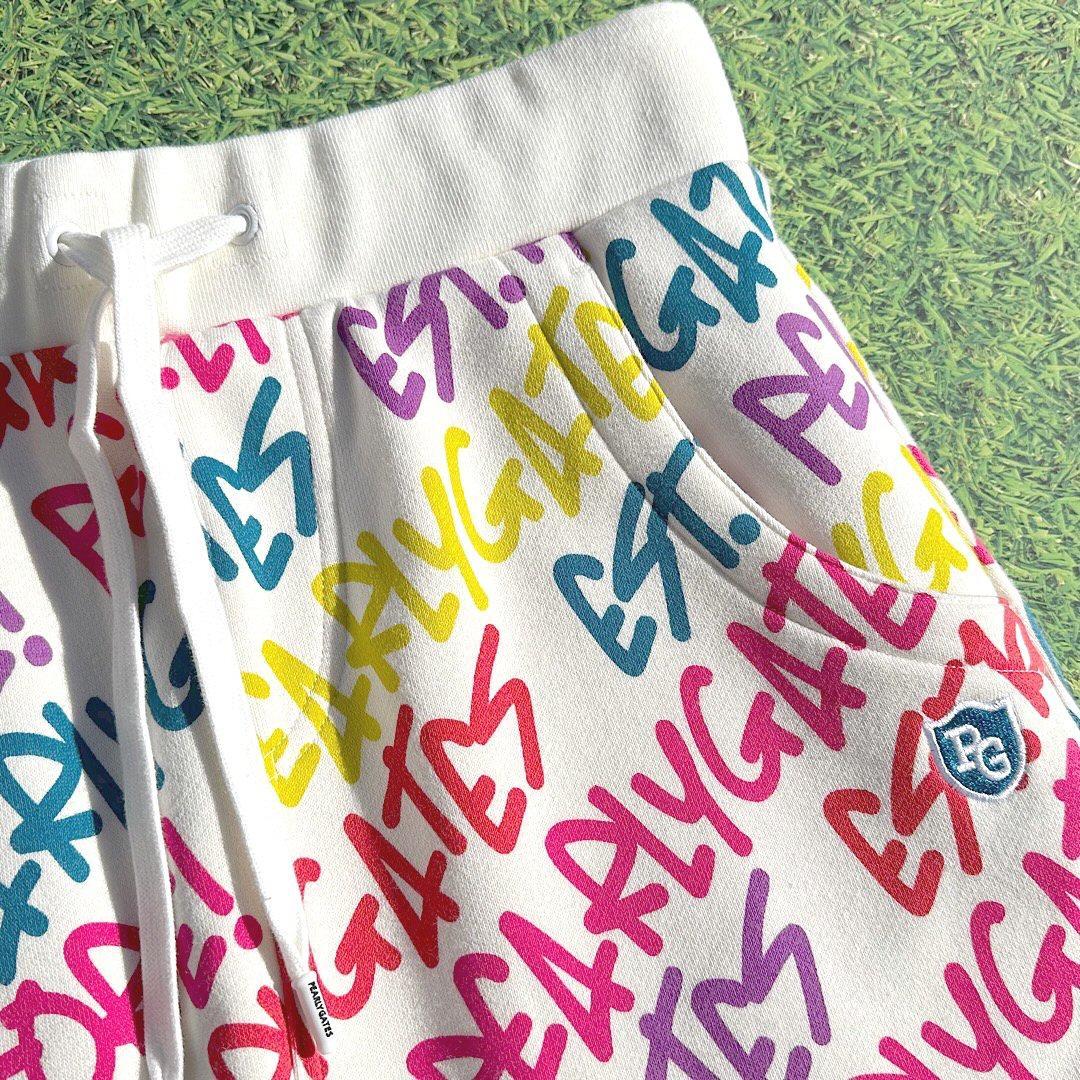 ⑫正規品 パーリーゲイツ 定価29700円 総柄プリント裏起毛スカート 1