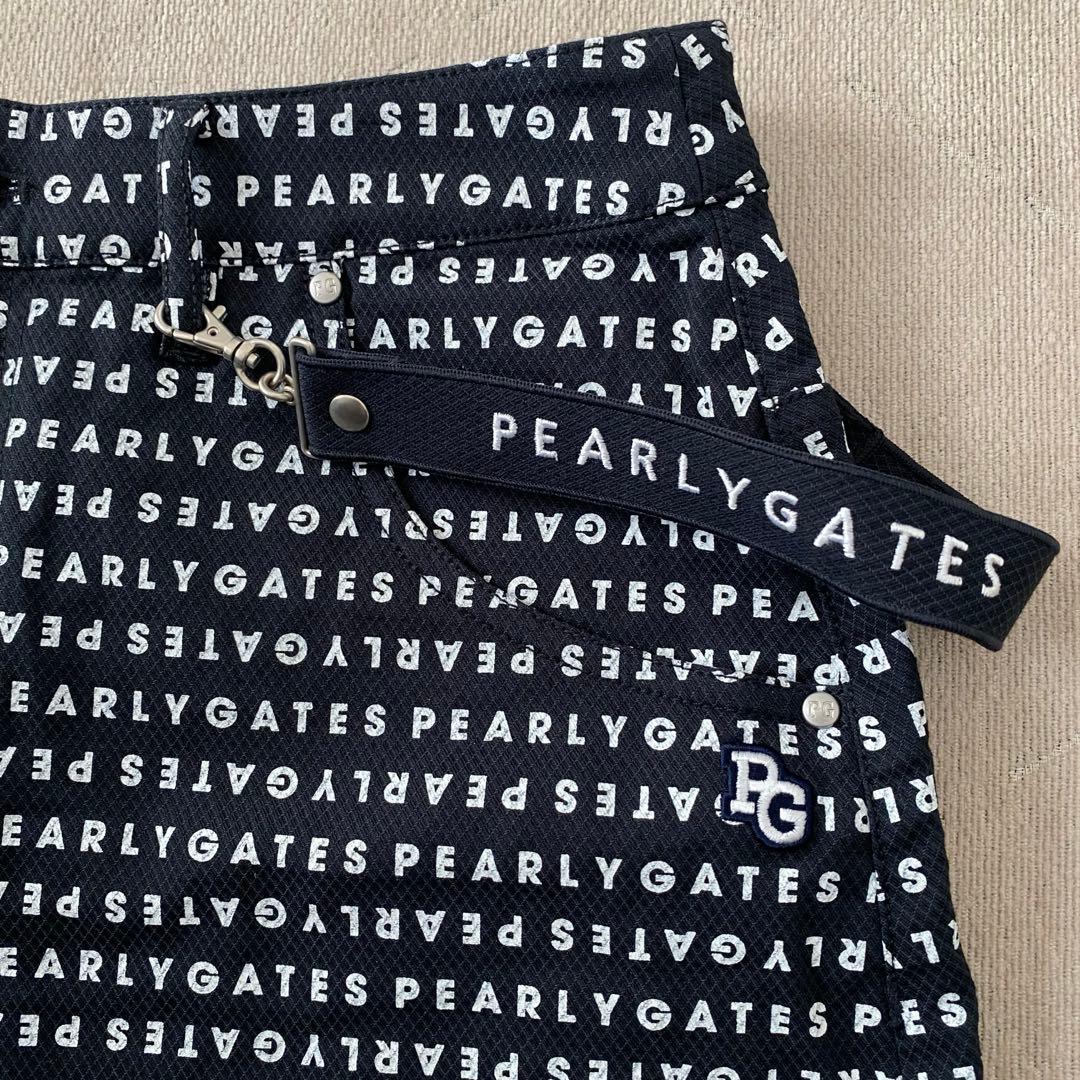 PEARLY GATES ロゴプリント スカート