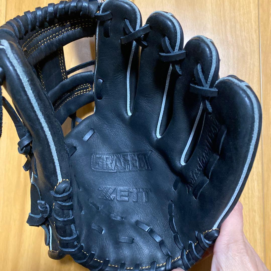 新品未使用　ZETT GRAFECT 少年軟式グローブ Ｓ　黒