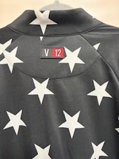 V12 星柄 フルジップジャケット