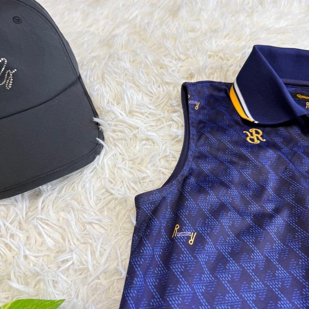 【レザレクション】美品 ワンピース ノースリーブ 総柄 グラデーション S
