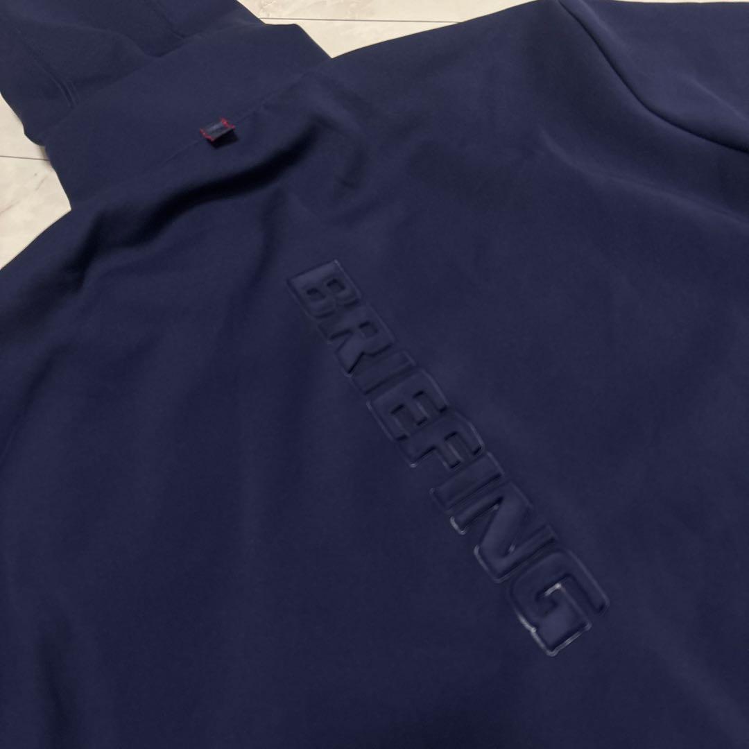 BRIEFING GOLF フード付きジャケット ネイビー　Lサイズ