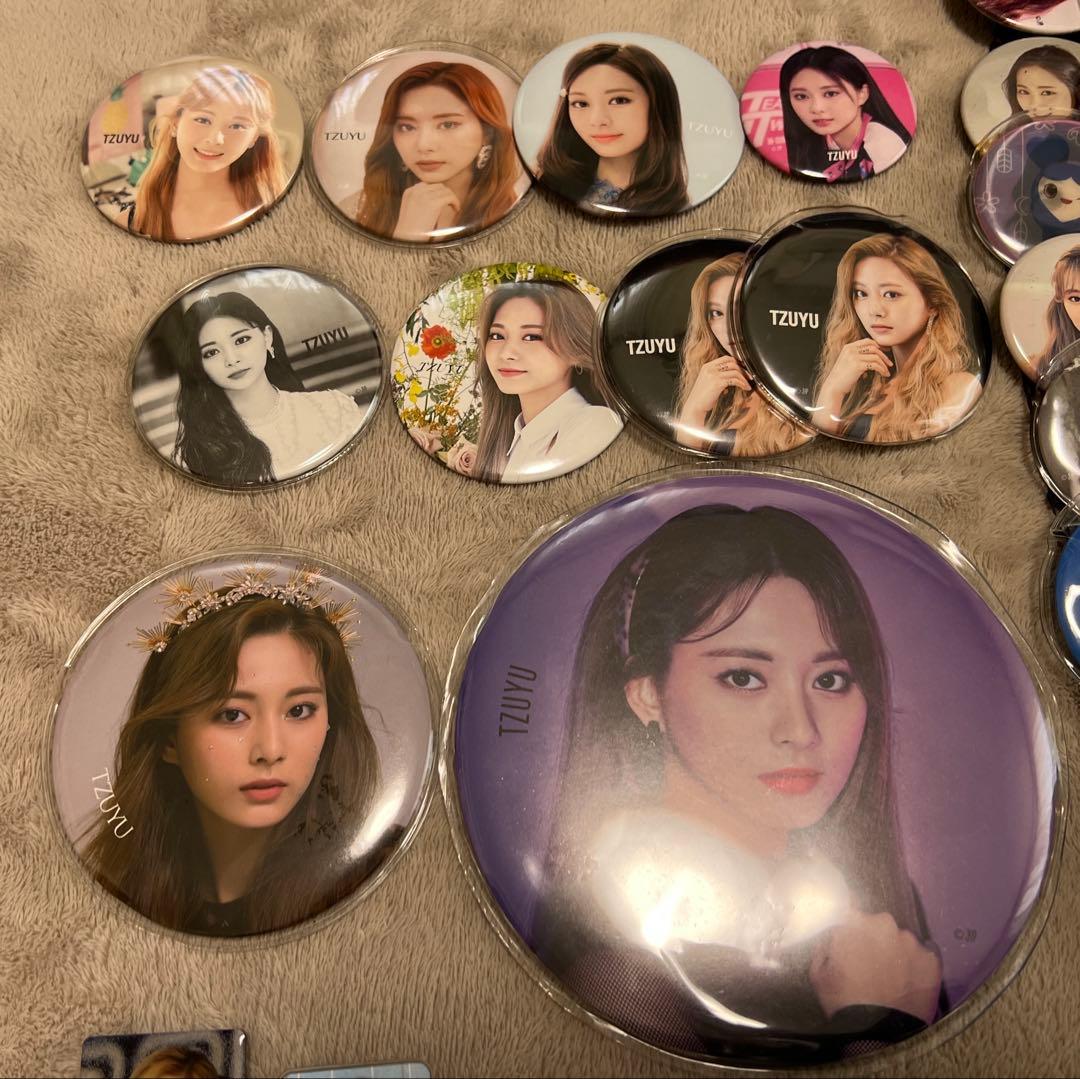 TWICE トゥワイス TZUYU ツウィ 缶バッチ 84個セット バラ売り△