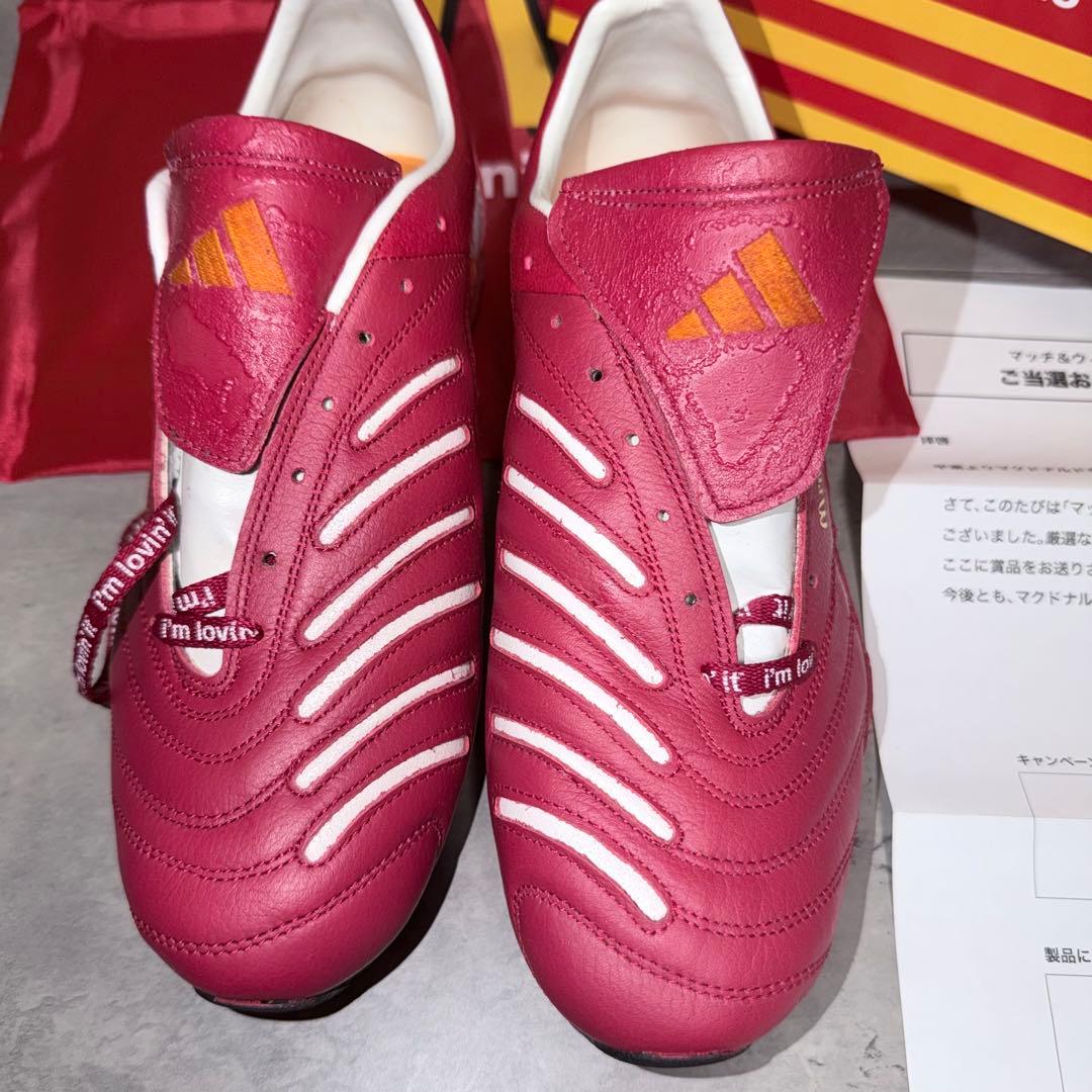 Adidas × McDonald コラボシューズ 赤色