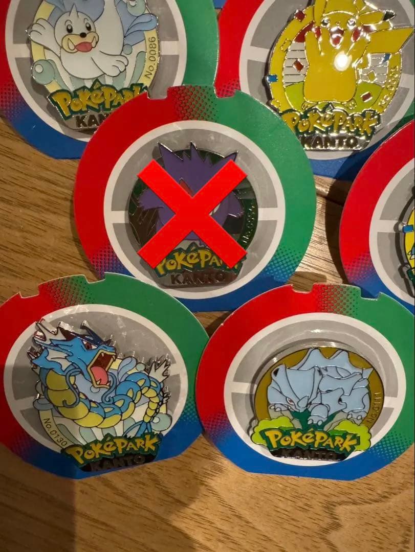 ポケパークカントー　ピンバッジ　9個セット ピカチュウ他