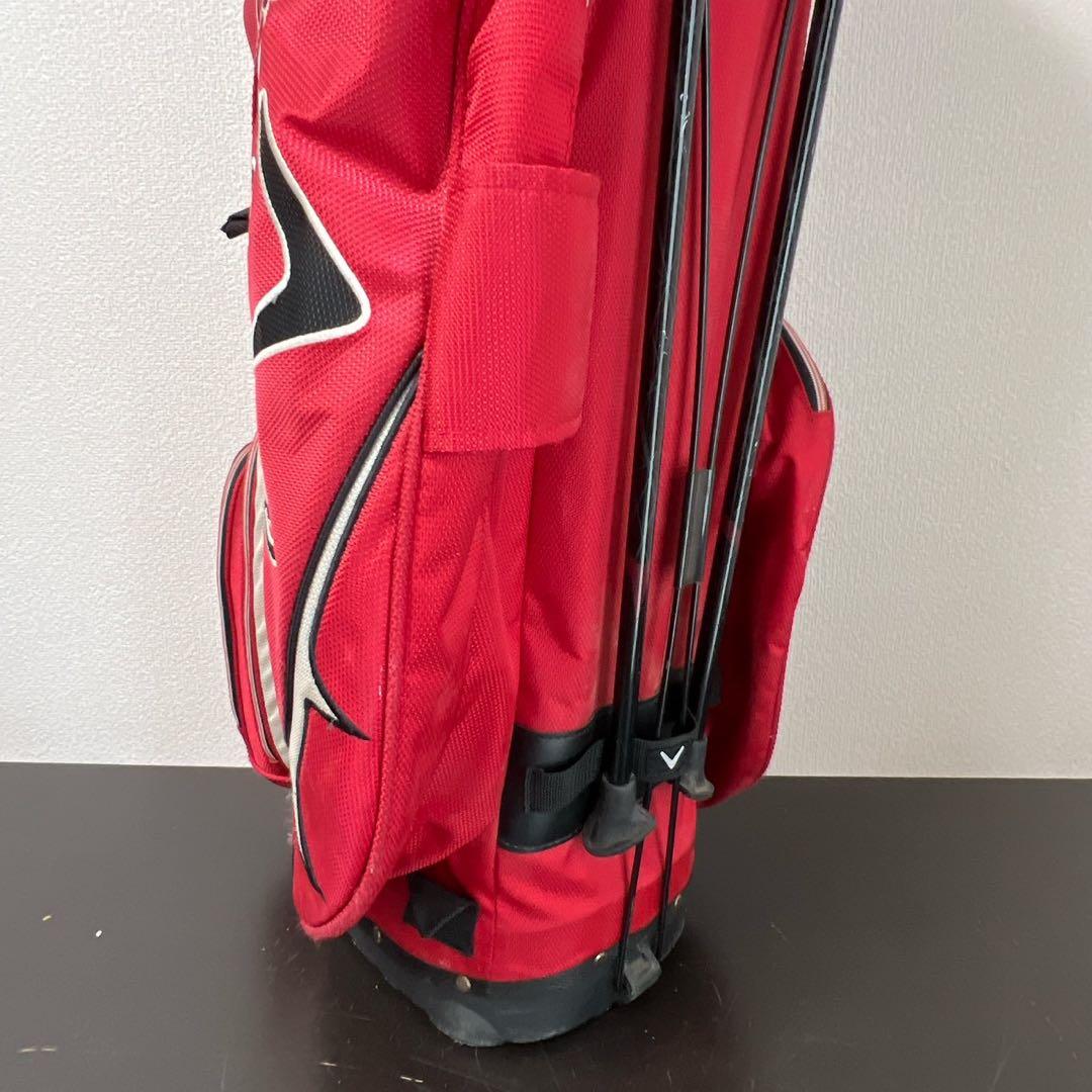 キャロウェイ スタンド式キャディバッグ レッド Callaway ゴルフバッグ
