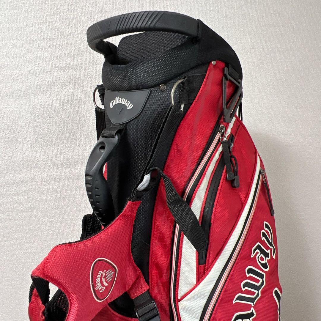 キャロウェイ スタンド式キャディバッグ レッド Callaway ゴルフバッグ