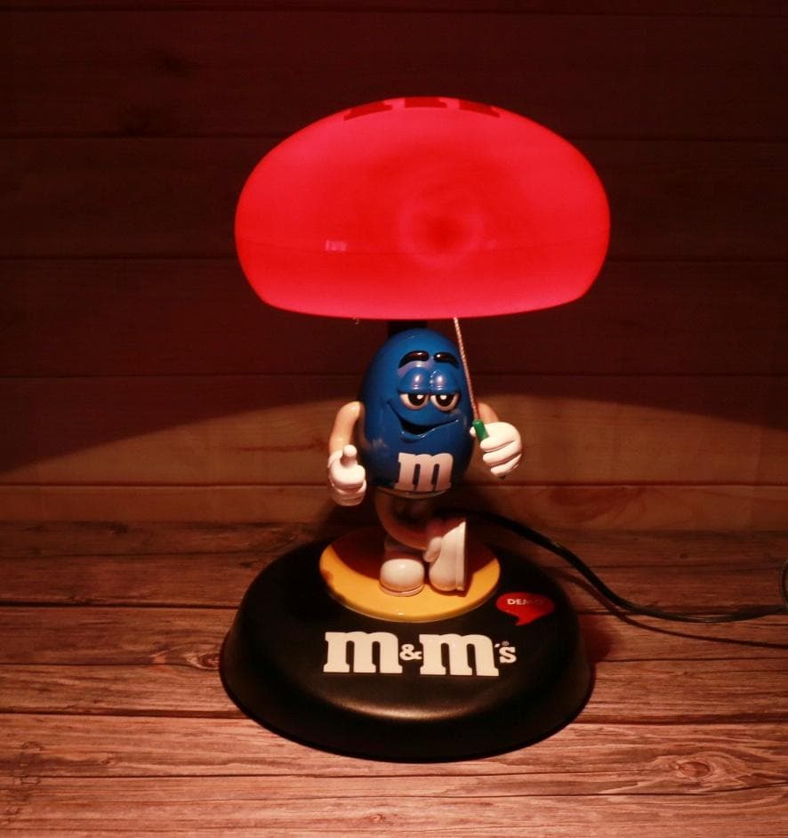 m&m's エムアンドエムズ ビンテージ トーキング デスクトップライト ランプ