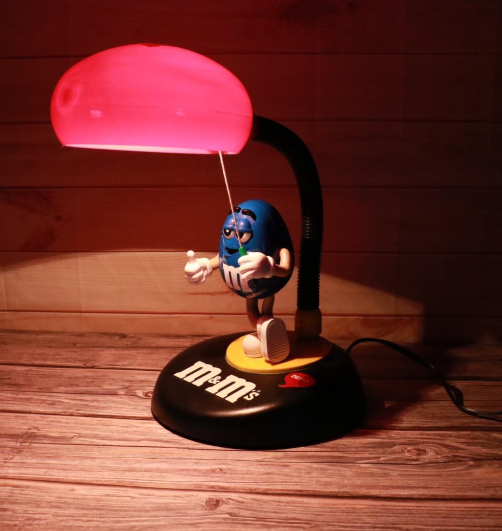 m&m's エムアンドエムズ ビンテージ トーキング デスクトップライト ランプ