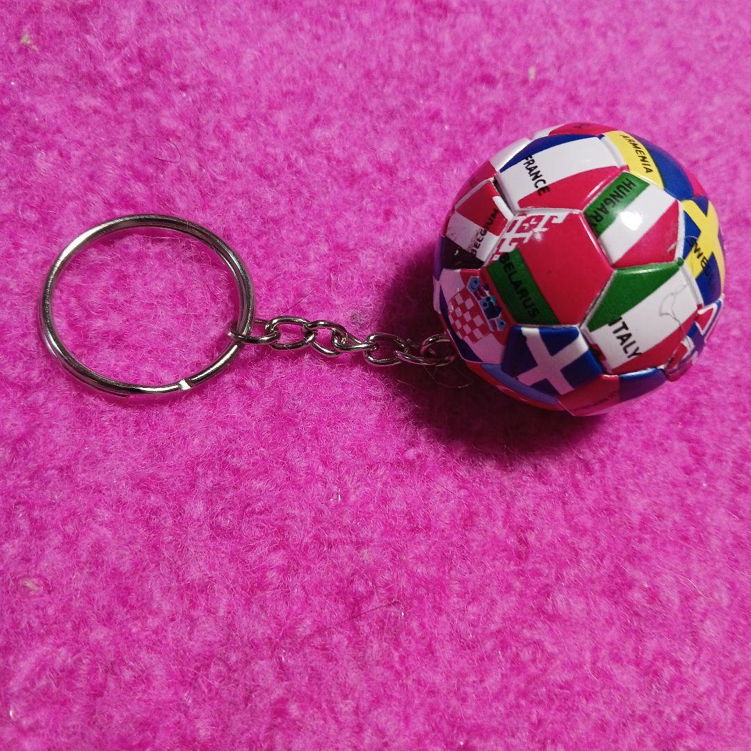 ❌サッカー好き- ̗̀ ෆ( ˶'ᵕ'˶)ෆ ̖́-新品キーホルダー直径約4