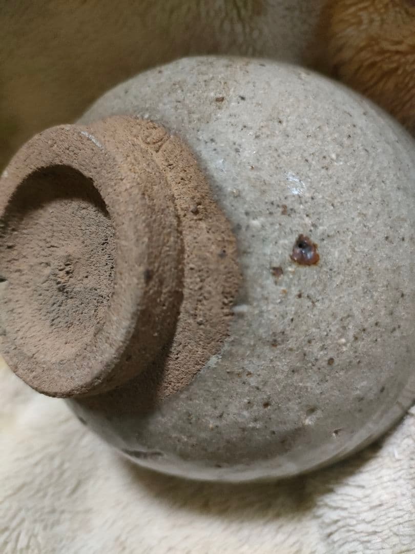 古唐津茶碗　絵唐津草紋　時代物　骨董