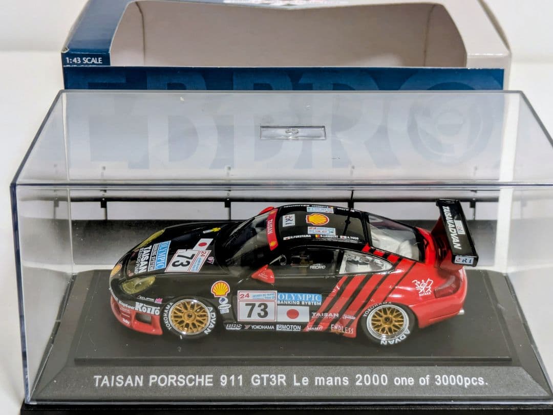 レア TAISAN PORSCHE 911 GT3R '00ルマン #73