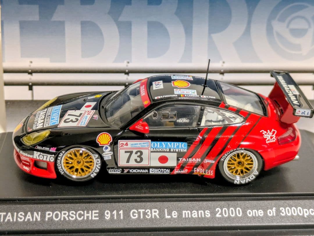 レア TAISAN PORSCHE 911 GT3R '00ルマン #73