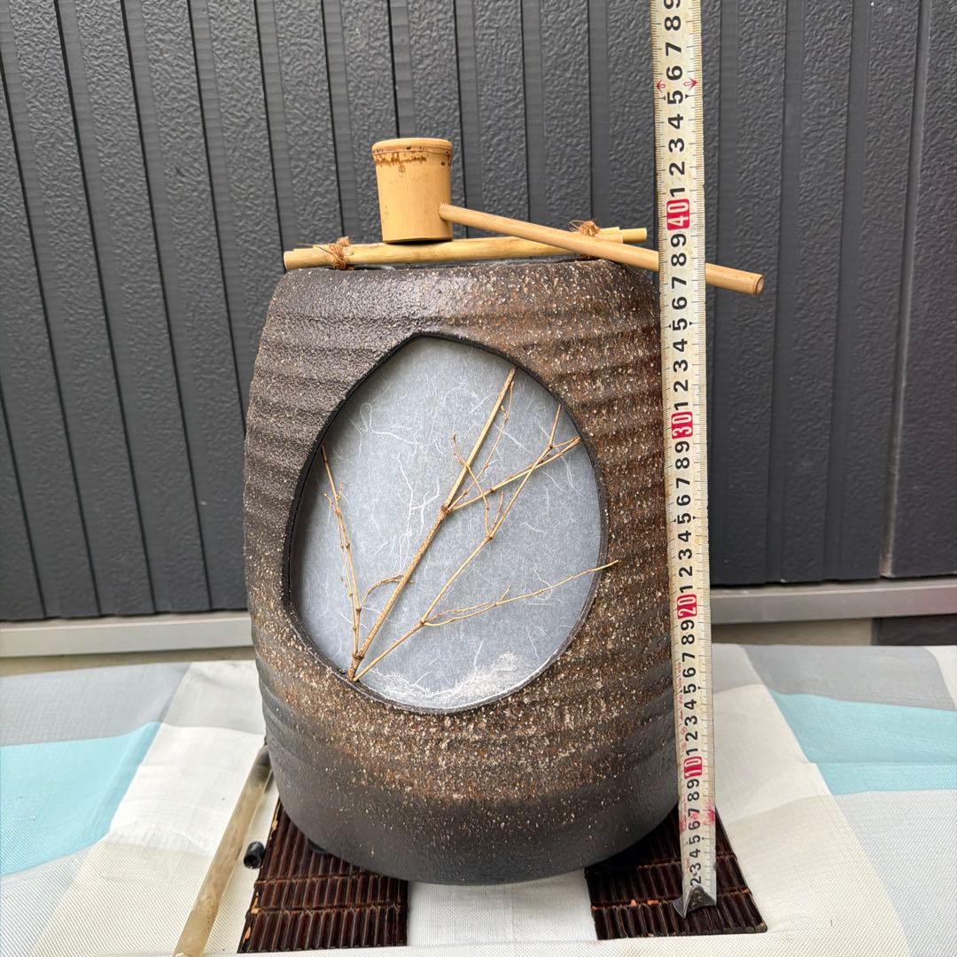 つくばいダークブラウン約40cm