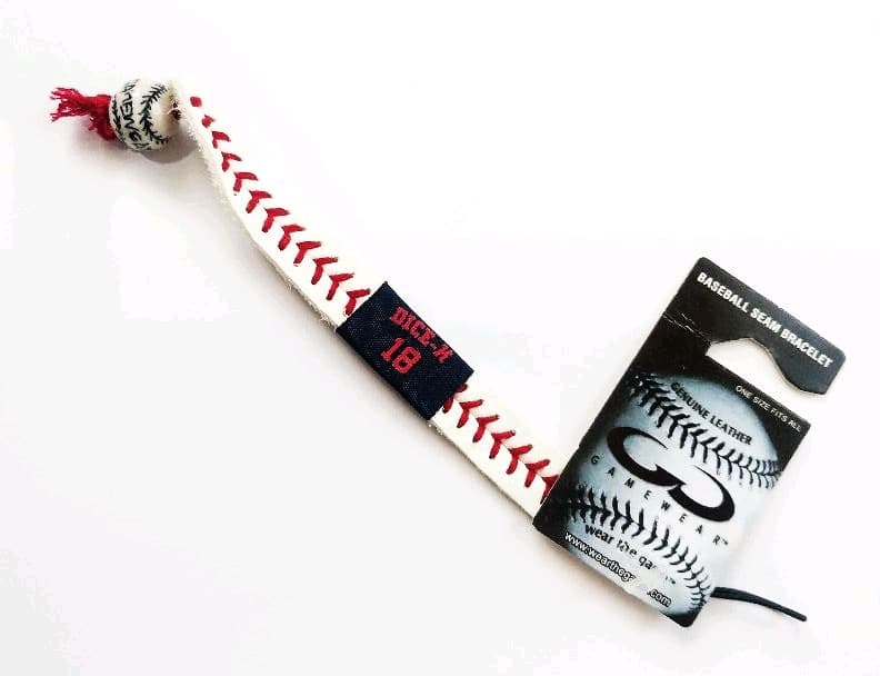 松坂大輔 MLB レッドソックス 革製ブレスレット リストバンド メジャーリーグ