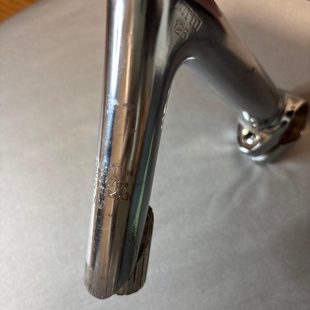 NJS 125mm 浅曲がりステム　NITTO(日東) 鉄
