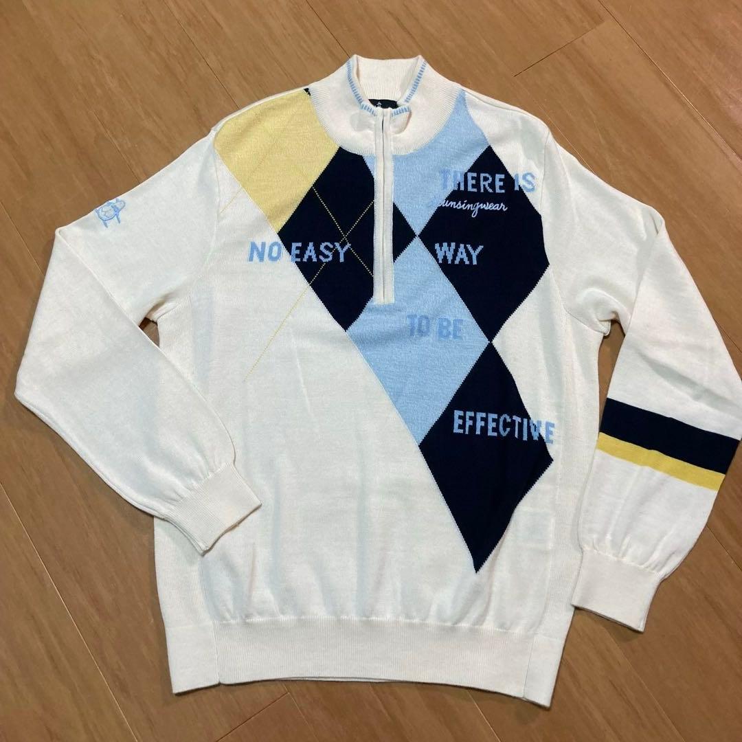 ✨未使用❗️✨Munsingwearハーフジップ メンズニットセーター【L】