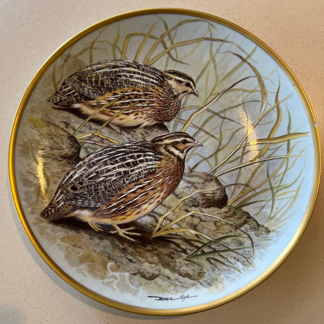 Limoges リモージュ ヴィンテージ 野鳥　絵皿　3枚セット