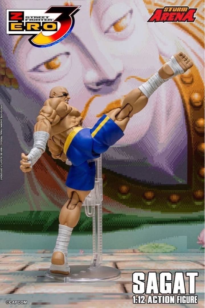 Storm CollectiblesストリートファイターZEROサガット1/12