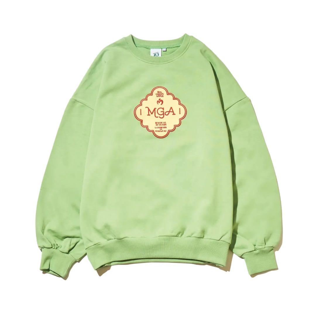 Mrs. GREEN APPLE クルーネックプルオーバー グリーン XL