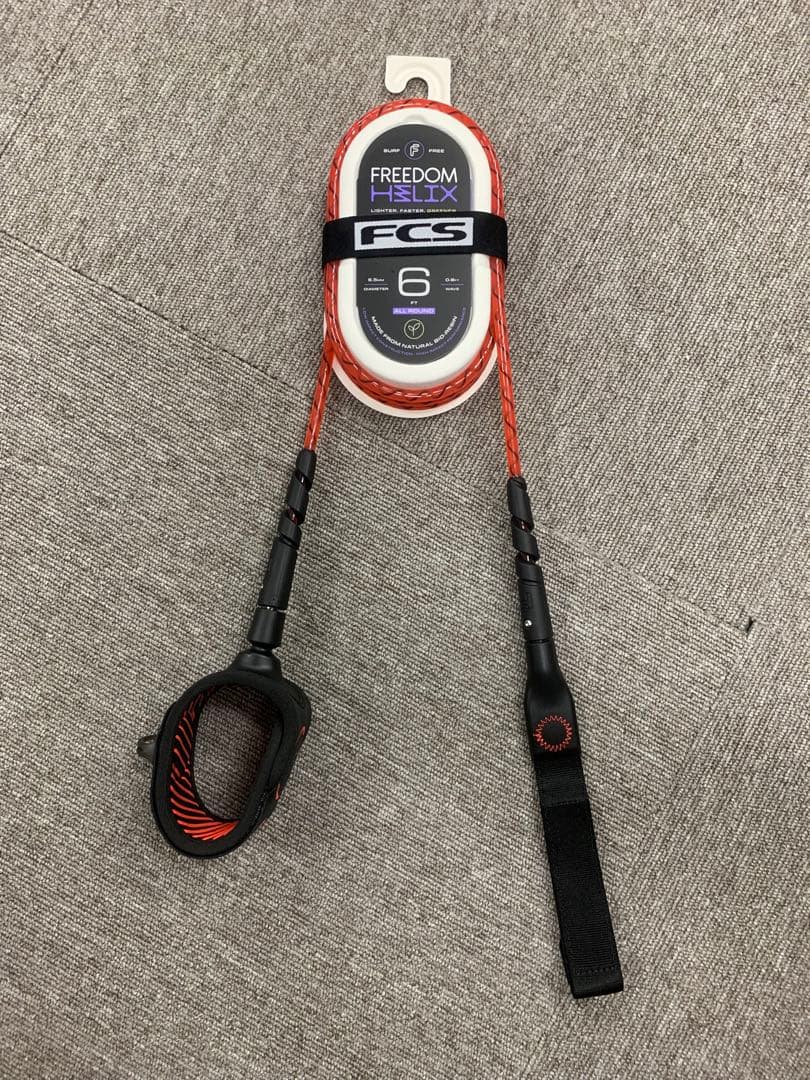 FCS FREEDOM HELIX オールラウンド Leash 6 レッド