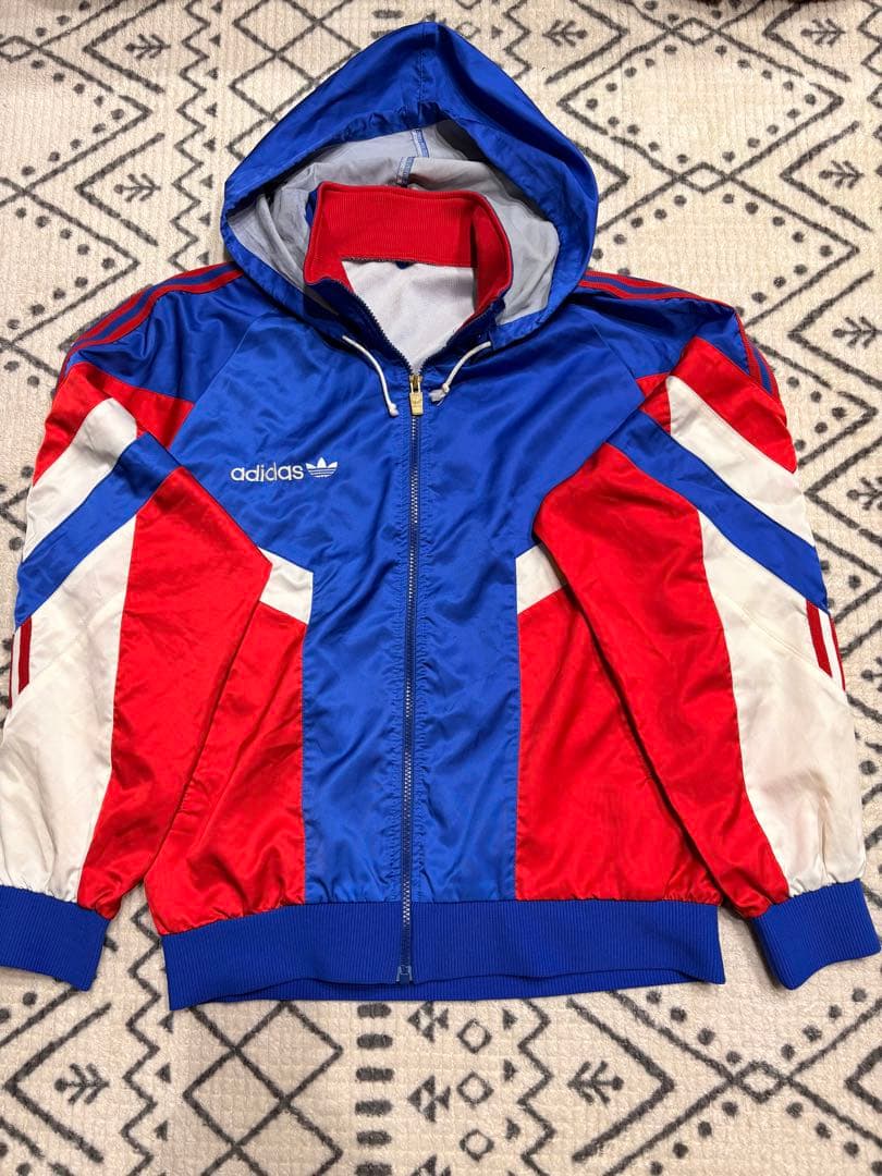【レア】90'S アディダス トリコロール デサント製 上下セット