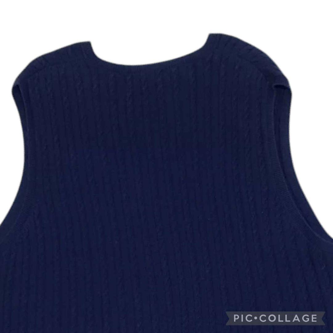RALPH LAUREN　POLO GOLF　ケーブルニットベスト　アルパカ混