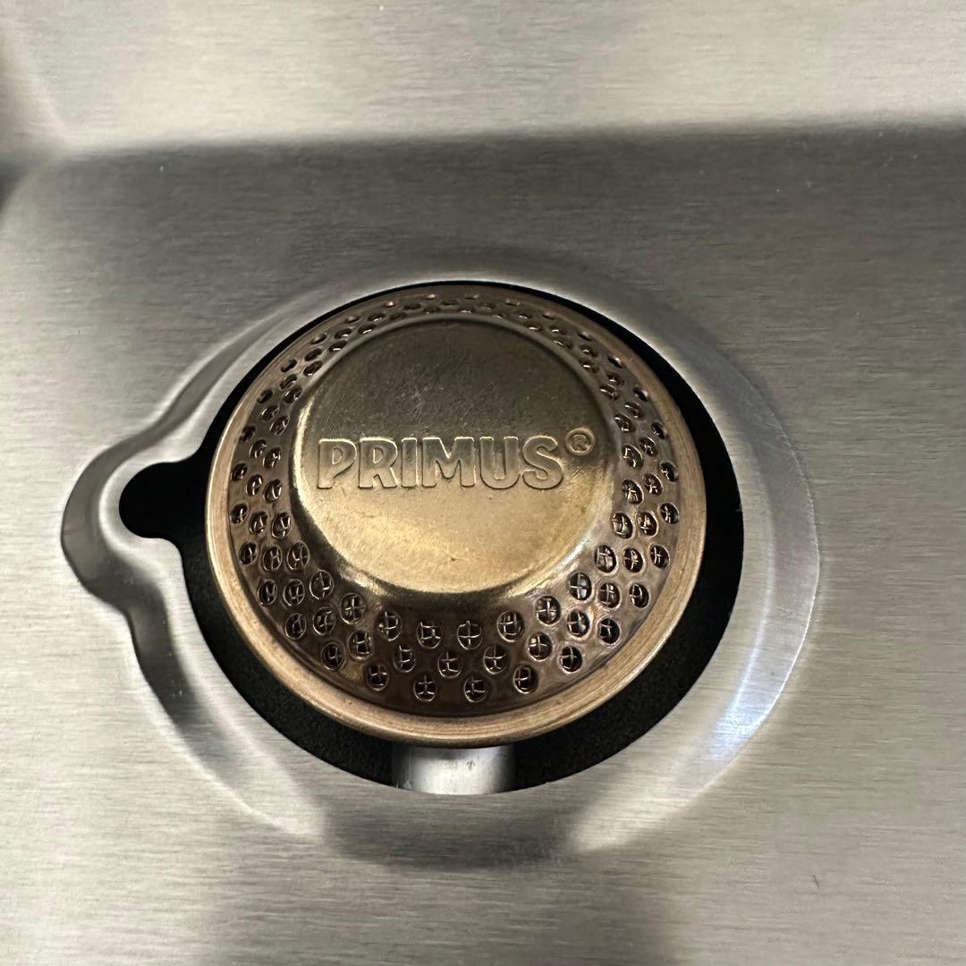 廃盤 PRIMUS プリムス キンジャ ツーバーナーコンロ ブラック五徳 ケース