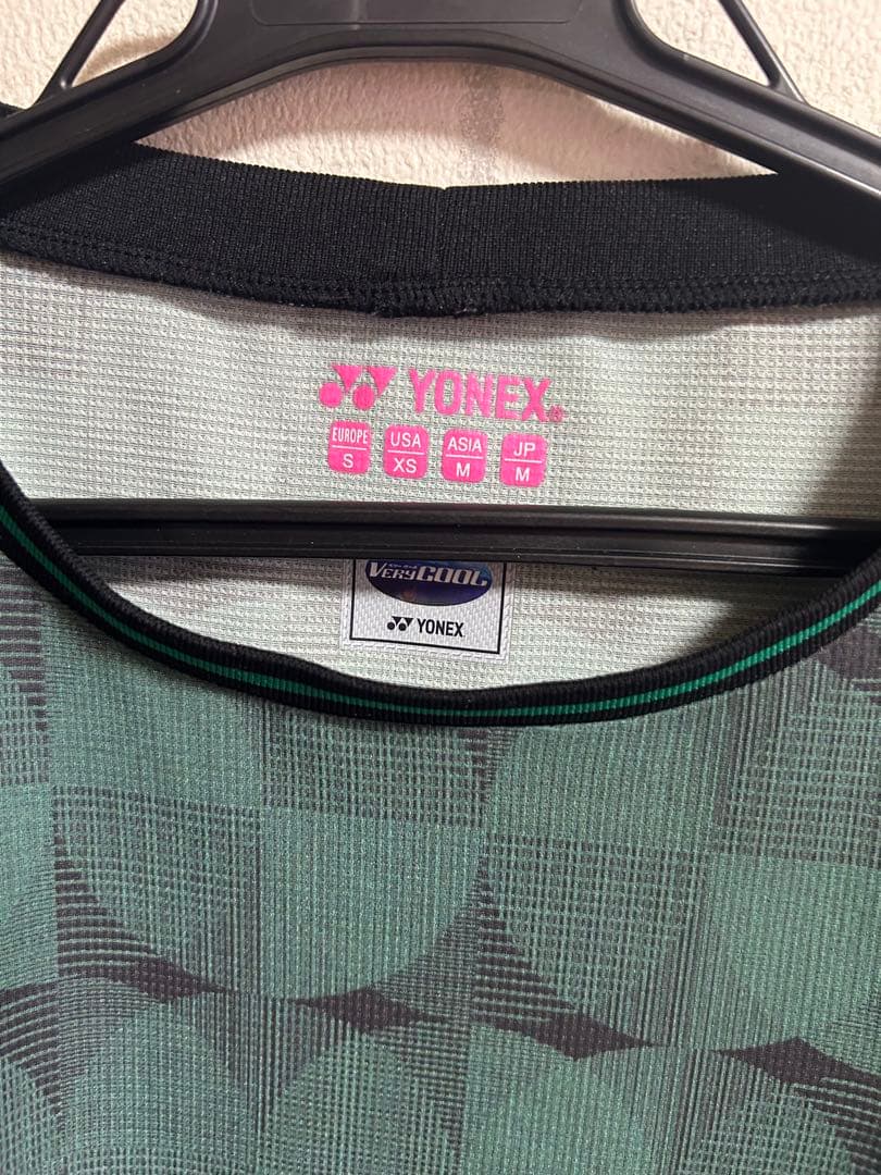 YONEX テニスウェア Tシャツ スカートセット JP M グリーン