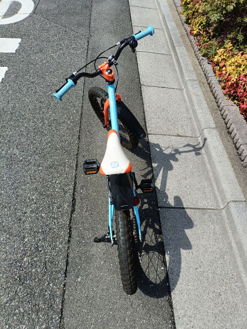 【埼玉県さいたま市】ヨツバサイクル 18インチ ラムネブルー