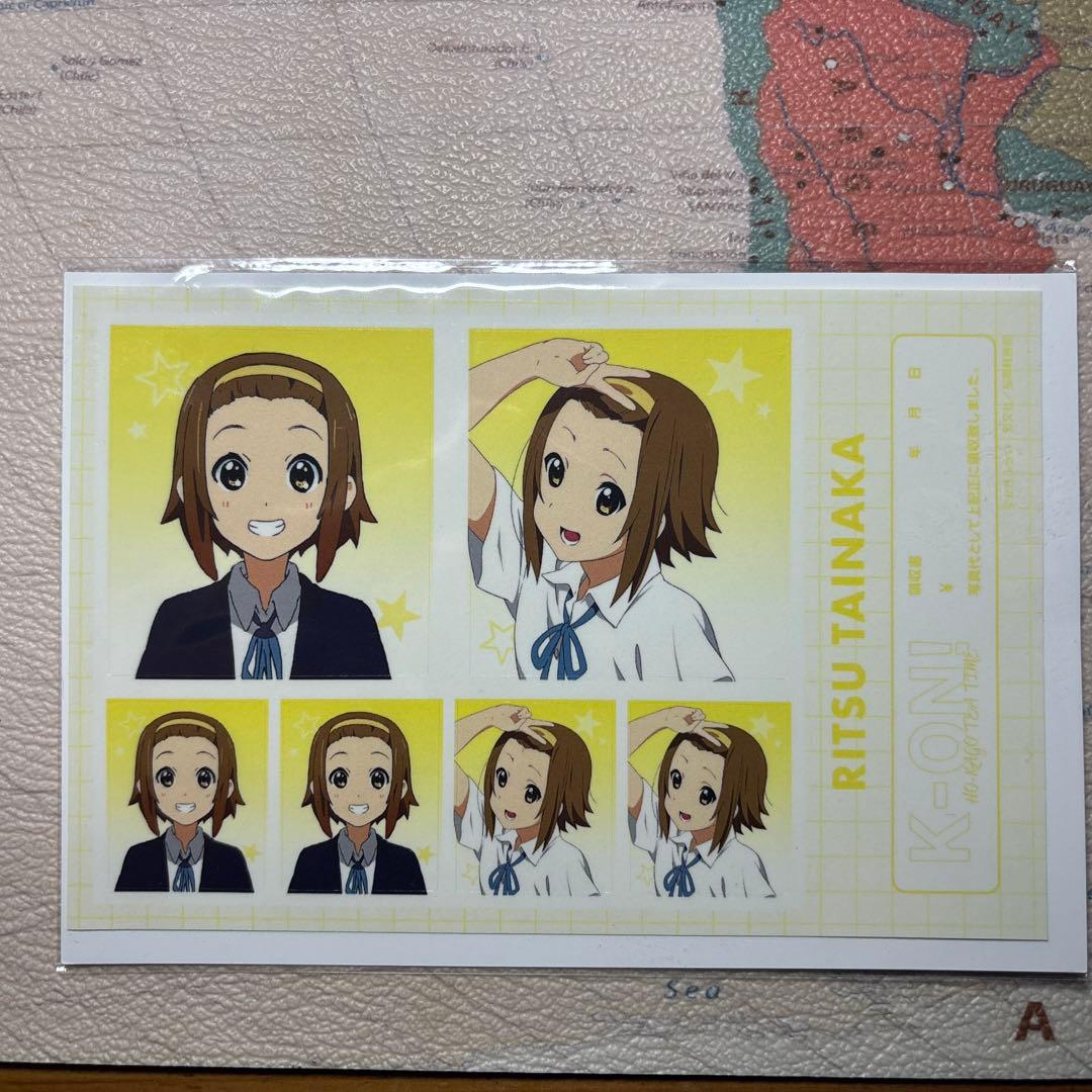 けいおん！　証明写真風ステッカー5枚