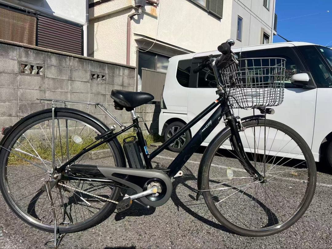 443 YAMAHA CITY 27インチ5段変速ギア　電動自転車　8.7Ah