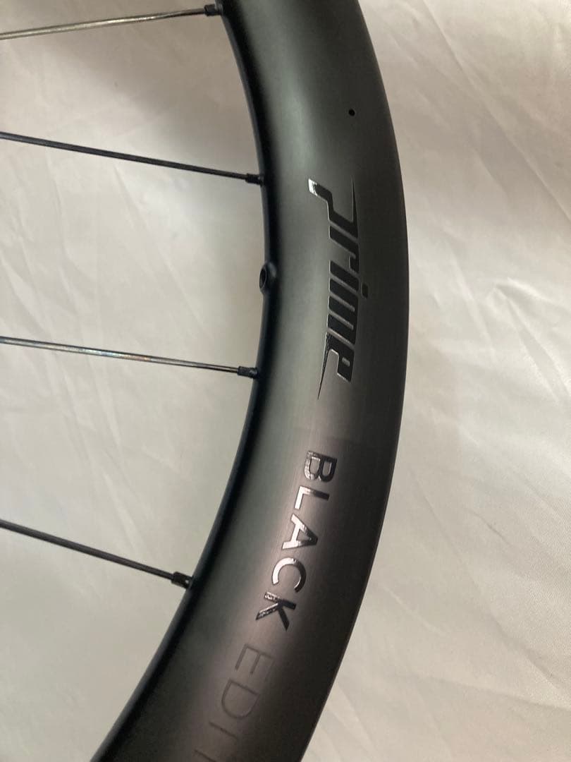 値下げ PRIME BLACK EDITION カーボン ホイール ディスク50