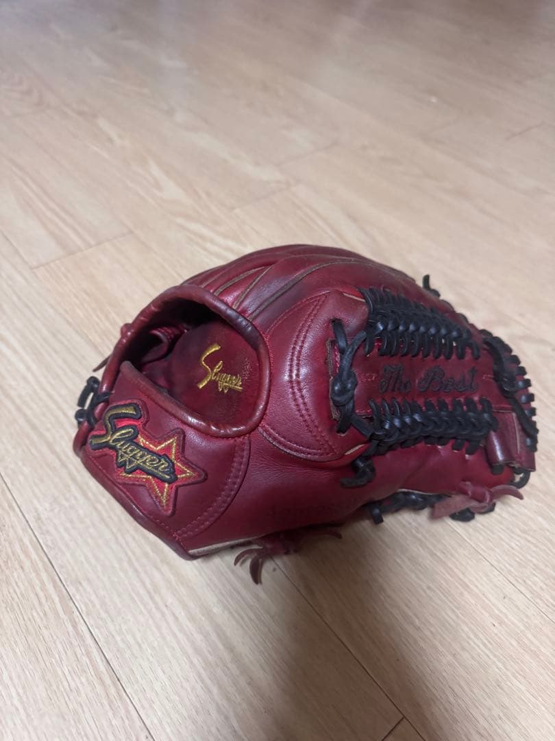 Slugger 硬式グローブ 赤
