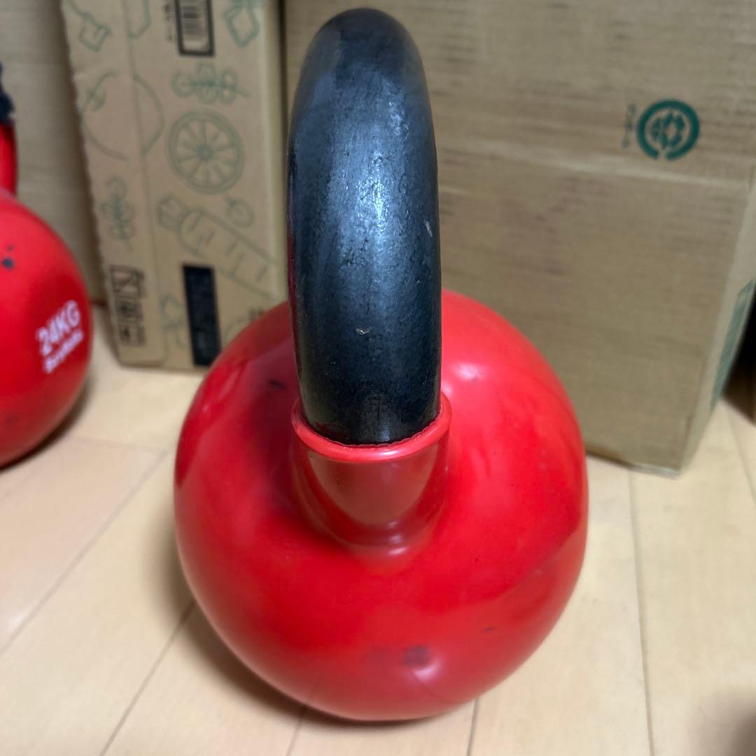 ケトルベル 24KG BeryKoKo ベリーココ pvcコーティング 筋トレ