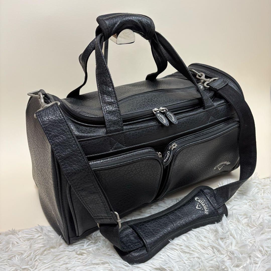 おかちゃん 様Callaway ゴルフ レザー 2way ボストンバッグ