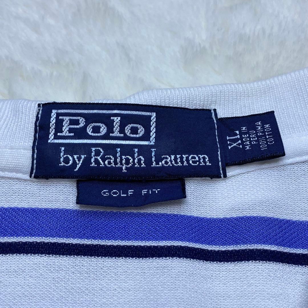 メンズウェア VNTG Polo Ralph Lauren Golf XL Striped
