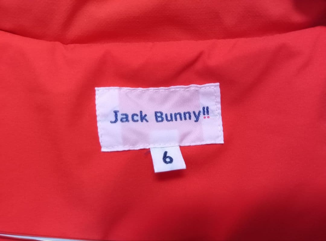 人気 Jack Bunny!! 2WAY中綿ジャケット オレンジ サイズ6