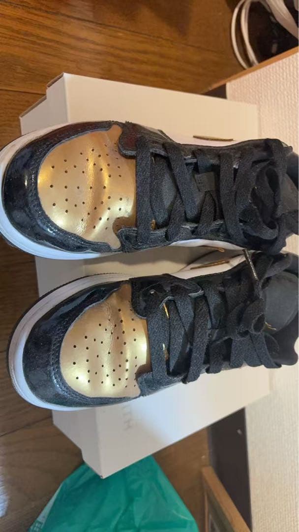 【USED】Air Jordan（エアジョーダン） ブラック/ゴールド23.5